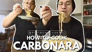 Easy Spaghetti Carbonara Recipe for OFWs  Simple amp Delicious [upl. by Kalasky]