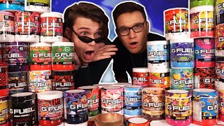 My Friend And I Try EVERY GFUEL Flavor [upl. by Ollehcram]