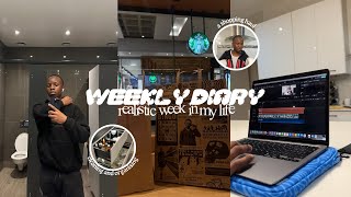 WEEKLY DIARY re✩listic week in my life  cleaning amp organising last exams how I edit my vlogs [upl. by Llamaj]