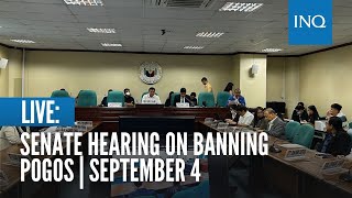 LIVE Senate hearing on banning Pogos  September 4 [upl. by Persson437]