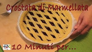 10 minuti per Cucinare crostata di marmellata o crema di nocciole Ricette Bimby [upl. by Anaibib]