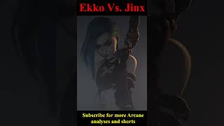 Ekkos Secret Strategy to Defeat Jinx shorts arcane [upl. by Kluge974]