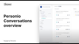 Personio Conversations Overview [upl. by Darrej]