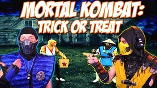 Scorpion amp SubZero REACT  MORTAL KOMBAT  EP 02 TRICK OR TREAT  MKX PARODY [upl. by Franchot879]