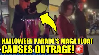 A Scandal Just ERUPTED In Over THIS MAGA Halloween Float [upl. by Lyrehs332]