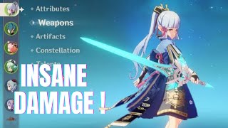 Level 90 C0 Ayaka Skyward Blade ONESHOT PYRO REGISVINE  Burst Team Showcase  Genshin Impact [upl. by Bealle]