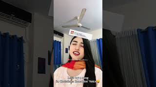 Drishty Anam Sings in Ronaldos Voice mimicry girlmalevoice girlmanvoice girlguyvoice imitation [upl. by Sacken]