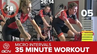 Fast Fitness Workout  High Intensity 35 Minute Indoor Cycling Training [upl. by Lauhsoj]