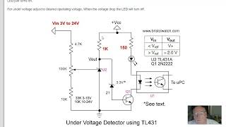 TL431 UnderVoltage OverVoltage Detection [upl. by Simonsen550]