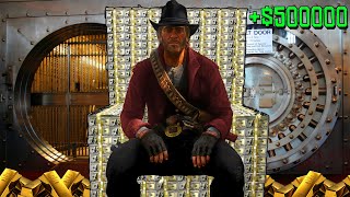 Red Dead Redemption 2  MONEY GUIDE How to Get 4500 EASY  Best Ways to Make Money [upl. by Bara887]