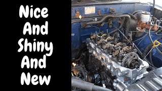 22R Head Gasket Replacement Part 3 Final Part [upl. by Anelrac]