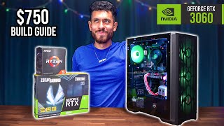 Build the Best RTX 3060 Gaming PC for 750  2024 [upl. by Oinimreh]