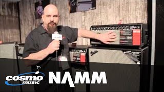 Amplifiers  Cosmo Music at NAMM 2012 [upl. by Lezah482]