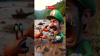 💚 Evolution of Luigi  Funny Crabs 😍 Super Mario funnyvideo supermario luigi nintendo [upl. by Armond]