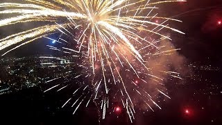 GoPro Fireworks From A Drone [upl. by Maxey]