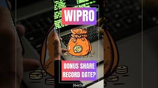 Wipro Bonus Share News  Wipro Share Latest News  Wipro Share Price stockmarket sharemarket [upl. by Awad]