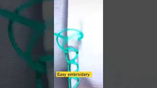 Very easy embroidery tutorial embroidery easyembroiderytricks [upl. by Aramo144]