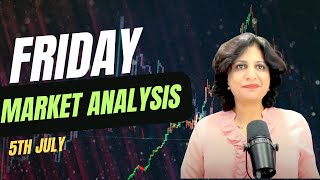 NIFTYamp BANKNIFTY ANALYSIS WITH LOGIC amp LEVELS II for 5th July II By Swapnja Sharmaa II [upl. by Ydnirb]