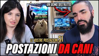 Postazioni da gaming DA CANI Le vostre postazioni 51 [upl. by Shirl762]