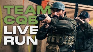 Live CQB Run  Pros Guide to Team CQB [upl. by Hafirahs]