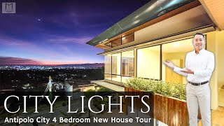 House Tour AT2 • quotWhat MAGNIFICENT Views of the CITYquot • Antipolo 4BR New House and Lot for Sale [upl. by Odlaumor]