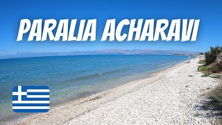 Paralia Acharavi beach walk  Corfu  2021 [upl. by Vacla]