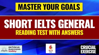 IELTS Short General Reading Practice Test 90 With Answers [upl. by Adnihc837]