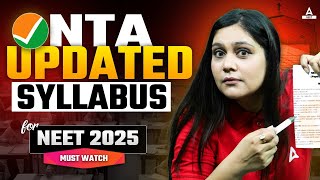 NEET 2025 Syllabus by NTA  NEET Syllabus 2025  List Of Deleted Topics  Biology  Garima Goel [upl. by Nahbois]