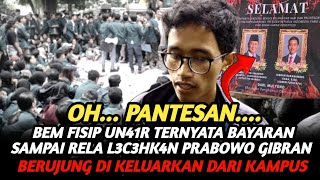 MEMALUKAN  BEM FISIP UN41R TERNYATA BAYARAN RELA L3C3HK4N PRABOWO GIBRAN DEMI 35K [upl. by Anyd]