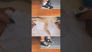 Crochet Ruffled Socks Tutorial available on my channel [upl. by Gabrielson]