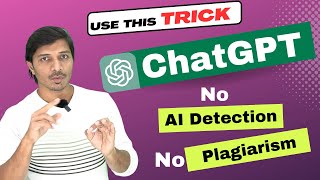 Use ChatGPT without AI Score and Plagiarism II Simple and Smart Tips II My Research Support [upl. by Nilerual]