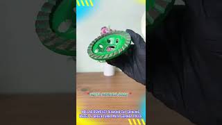 MOLLAR DGW04GT Diamond Cup Grinding Wheel 4 Green Turbo Mata Gerinda Poles perkakas alatperkakas [upl. by Dnomyaw632]