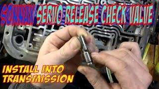 INSTALL 77701076 sonnax 4l60e Servo Release Check Valve Kit [upl. by Bob]