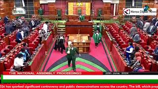 Parliament Drama Azimio MPs Reject Rutos Finance Bill [upl. by Cockburn363]