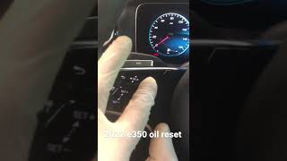 Mercedes Benz E350 W212 Service message reset  20102016 [upl. by Ynobe]