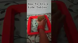 Side Tables Decoration Ideas  Diwali Decoration  Home Decoration homedecor diwalidecoration [upl. by Aid]