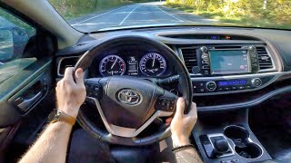 2015 Toyota Highlander 35 AT  POV TEST DRIVE [upl. by Takashi]