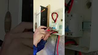 MCB breaker ke fitting MCB breaker ke wiring MCB breaker ke connection MCB DC breaker wiring [upl. by Asena525]