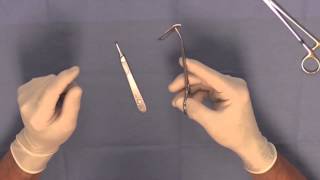 How to Attach a Scalpel Blade to a Handle [upl. by Ailahk]