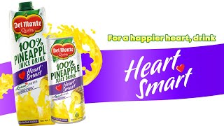 KeepYourHeartHealthy with Del Monte 100 Pineapple Juice Heart Smart [upl. by Ttiwed645]