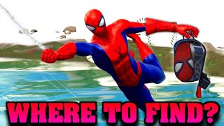 Fortnite Spider Man Web Shooters WHERE TO FIND  LOCATIONS [upl. by Ardnatal]