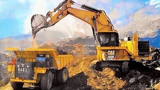 Cat 6020 Excavator Mega Machines in Mining Operations [upl. by Barbie973]