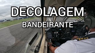 Decolagem Embraer Bandeirante em Curitiba SBBI [upl. by Lower]