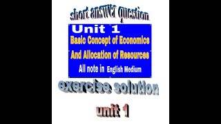 Basic concept of economics and allocation of resources [upl. by Robaina70]