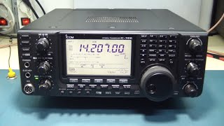 Icom IC7410 Mars Mod [upl. by Ajnin42]