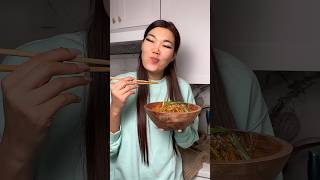 Easy Korean glass noodles🍜 glassnoodles japchae koreannoodles noodlesrecipe [upl. by Maillij]