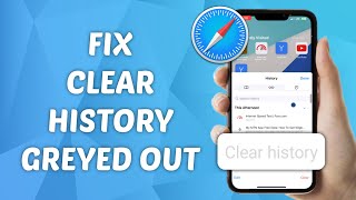 How to Fix Safari Clear History Greyed Out in iOS 17 [upl. by Agnot]