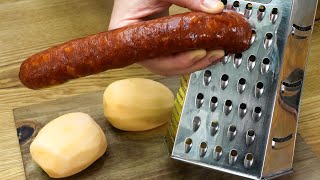 Top Rezepte mit Kartoffeln Einfach Kartoffeln reiben Leckeres Rezept Einfaches Abendessen ASMR [upl. by Nonnahsed]