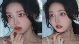 Bright amp Romantic Makeup ✨💘☀ Gently sniper in early autumn romanticmakeup trend video makeup [upl. by Bekaj]