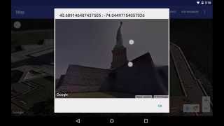 Display StreetViewPanoramaView when user click on InfoWindow [upl. by Ynffit63]